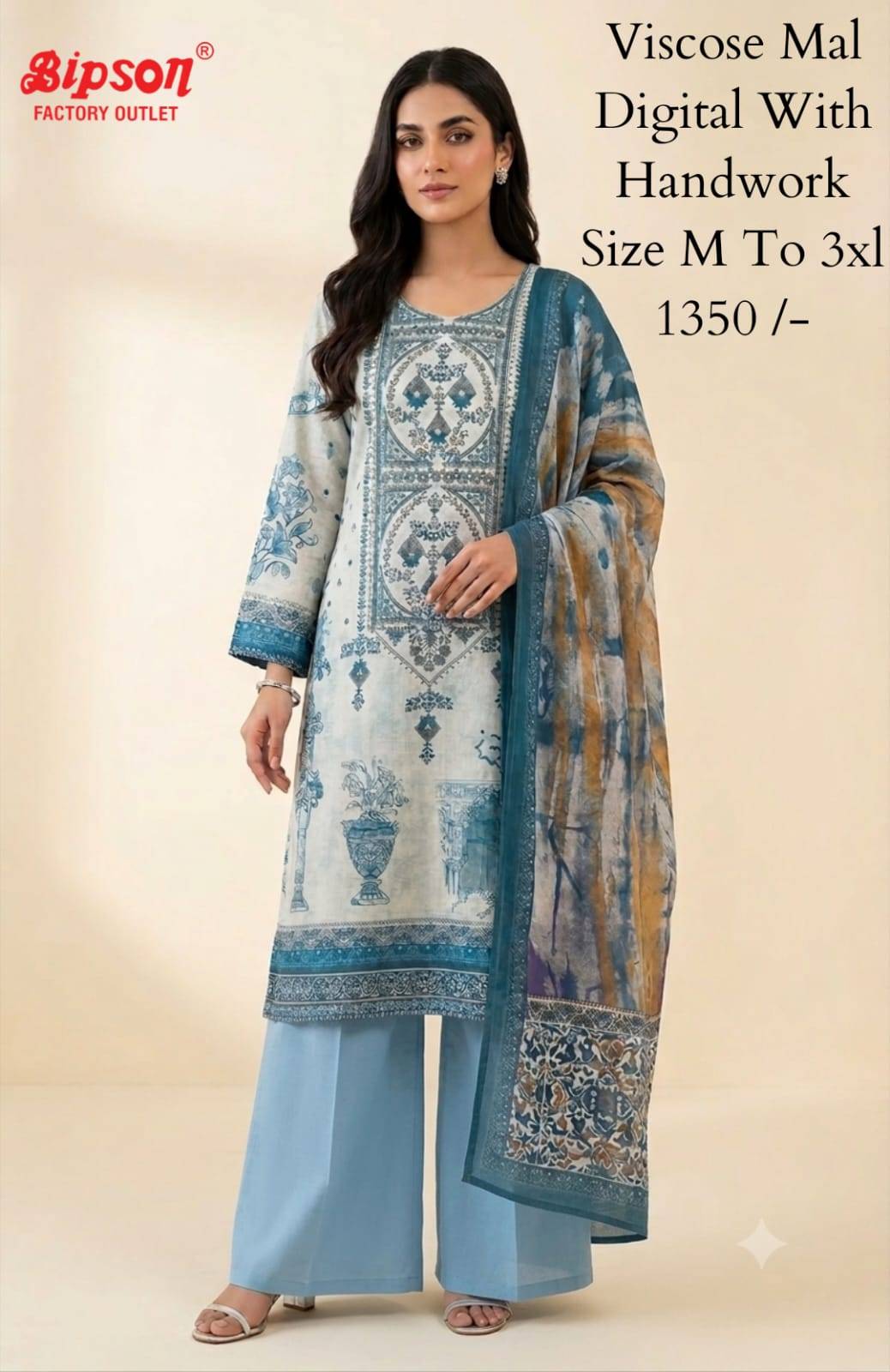 COTTON Collection By BIPSON PRINTS Stylish Beautiful Colourful Pure Viscose Mal Cotton Dresses At Wholesale Price